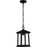 Quoizel Satterfield 1 Light 15" Outdoor Lantern, Black/Clear Seedy