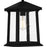 Quoizel Satterfield 1 Light 15" Outdoor Lantern, Black/Clear Seedy