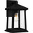 Quoizel Satterfield 1 Light Outdoor Lantern, Black/Clear Seedy