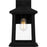 Quoizel Satterfield 1 Light Outdoor Lantern, Black/Clear Seedy