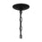 Quoizel Scout 1 Light Mini Pendant, Matte Black/Clear