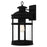 Quoizel Scout 1 Light Outdoor Lantern, Matte Black/Clear