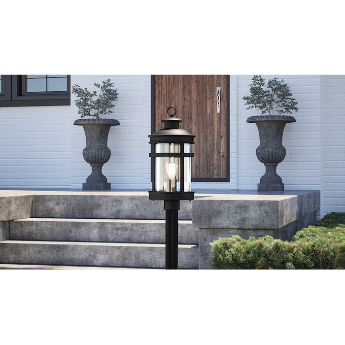 Quoizel Scout 1 Light 20" Outdoor Lantern, Matte Black/Clear - SCO9009MBK