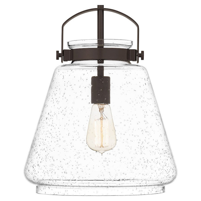 Quoizel Stella 1 Light Mini Pendant, Clear Seeded