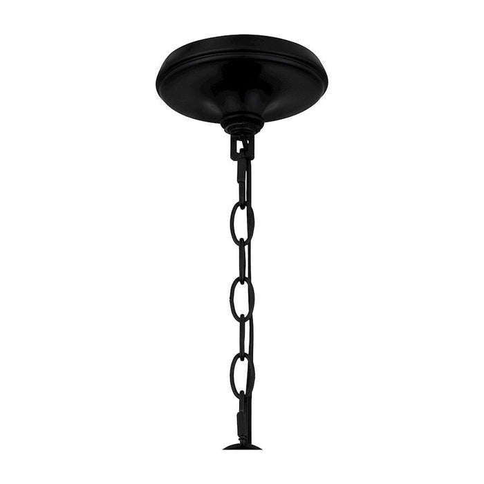 Quoizel Ursa 3 Light Pendant, Matte Black