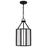 Quoizel Martinique 3 Light Mini Pendant, Matte Black