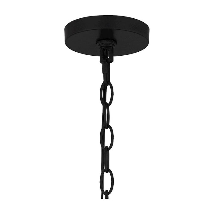 Quoizel Martinique 3 Light Mini Pendant, Matte Black