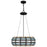 Quoizel Shanghai 3 Light Pendant, Matte Black