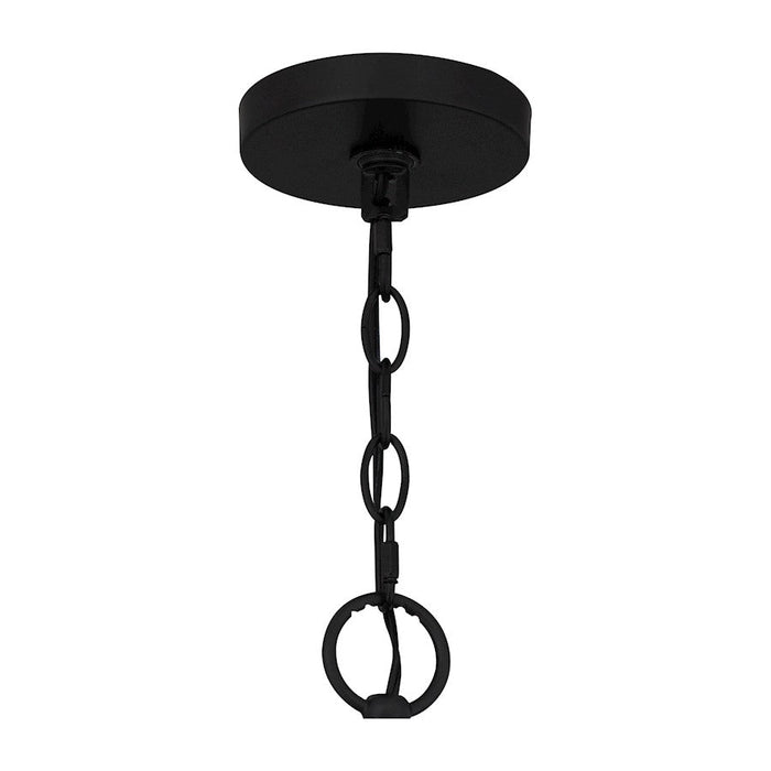 Quoizel Jakarta 3 Light Pendant, Matte Black