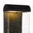 Quoizel Townes Outdoor Lantern, Matte Black/Clear Seeded