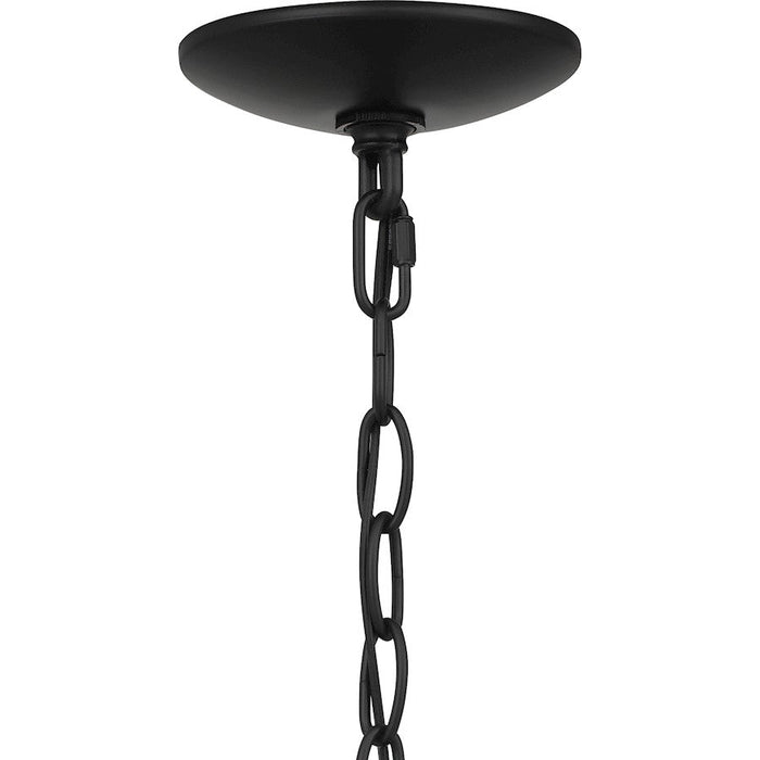 Quoizel Uma 1 Light Outdoor Hanging Lantern, Matte Black