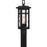 Quoizel Uma 1 Light Outdoor Post Lantern, Matte Black