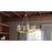 Quoizel Valens 6 Light Chandelier, Aged Brass/Clear Reeded - VLS5028AB