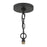 Quoizel Wagner 1 Light Mini Pendant, Matte Black