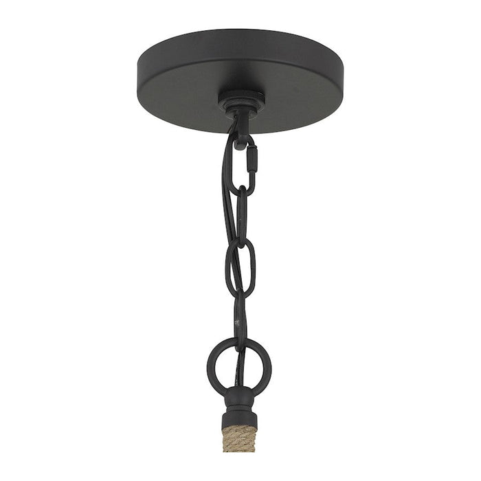 Quoizel Wagner 1 Light Mini Pendant, Matte Black