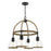 Quoizel Wagner 4 Light Chandelier, Matte Black - WAG5026MBK