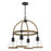 Quoizel Wagner 4 Light Chandelier, Matte Black