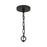 Quoizel Wagner 4 Light Chandelier, Matte Black