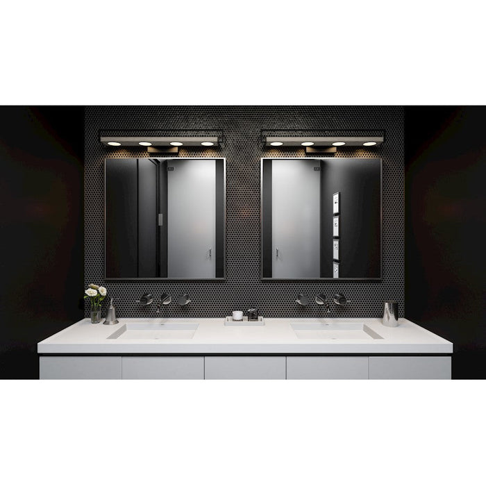 Quoizel Winnett Bath Vanity, Matte Black