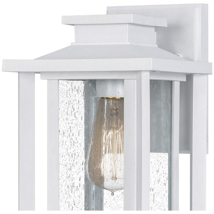 Quoizel Wakefield 1 Light Outdoor Wall Lantern, White Lustre