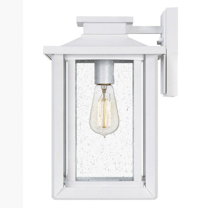 Quoizel Wakefield 1 Light Outdoor Wall Lantern, White Lustre