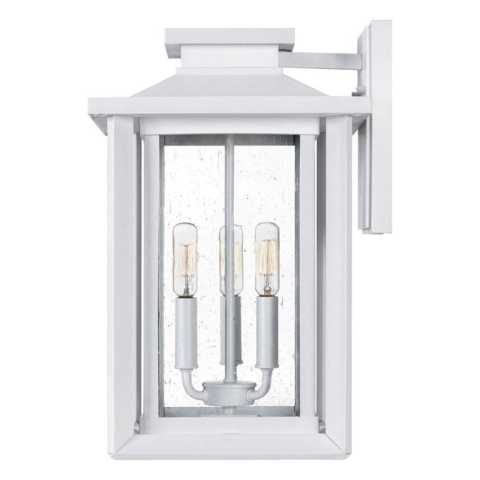 Quoizel Wakefield 3 Light Outdoor Wall Lantern, White Lustre