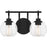 Quoizel Winston 2 Light Bath Vanity, Matte Black