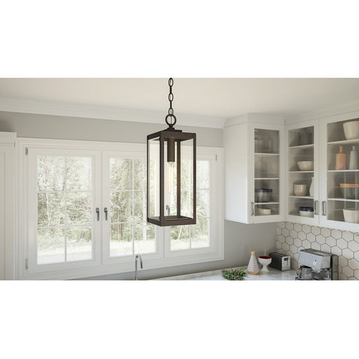 Quoizel Westover 1 Light Mini Pendant, Antique Brass/Clear Seeded - WVR1507A