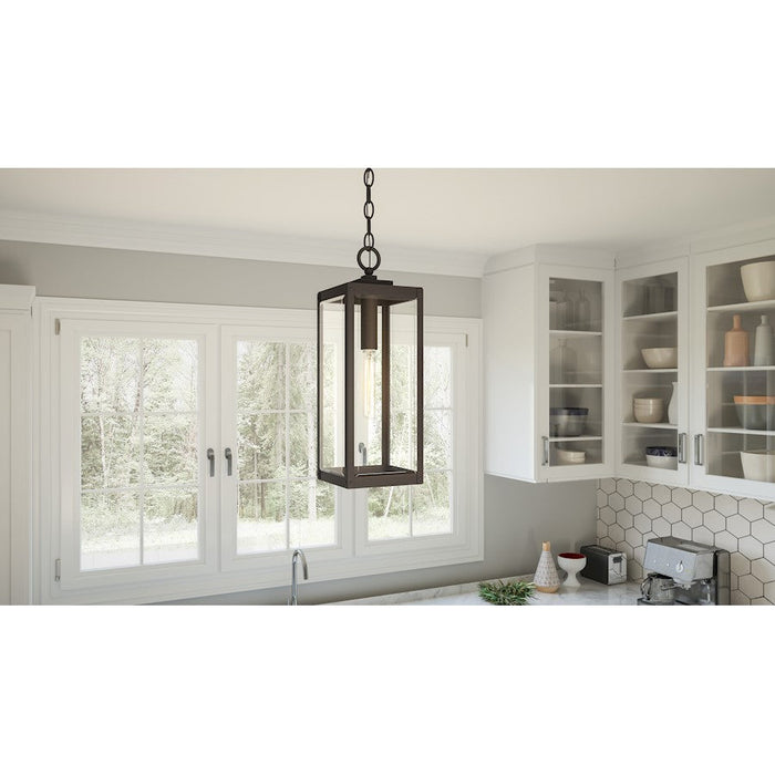 Quoizel Westover 1 Light Mini Pendant, Clear Seeded