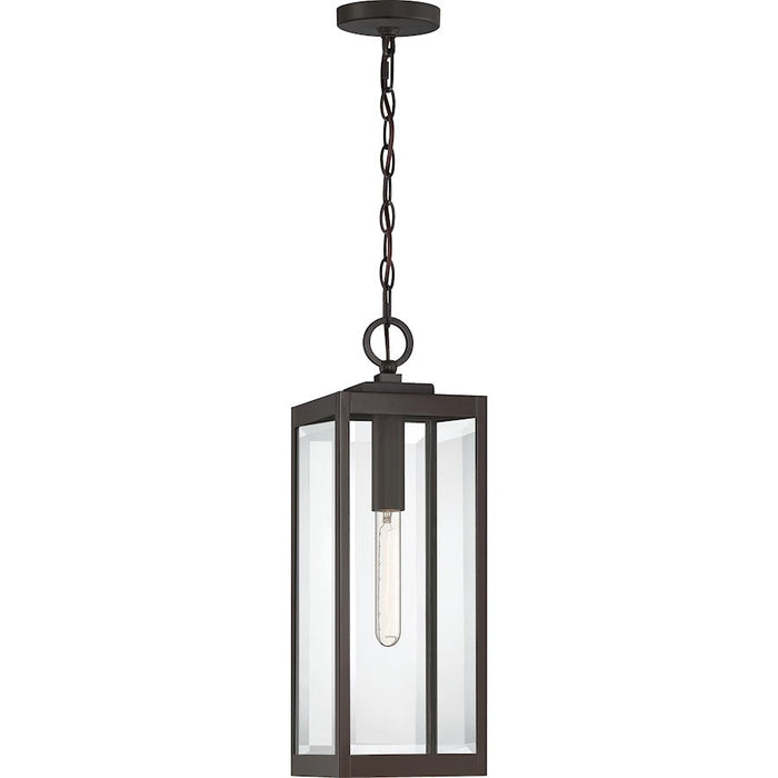 Quoizel Westover 1 Light Mini Pendant, Clear Seeded