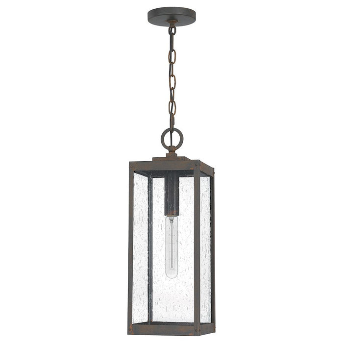 Quoizel Westover 1 Light Mini Pendant, Clear Seeded