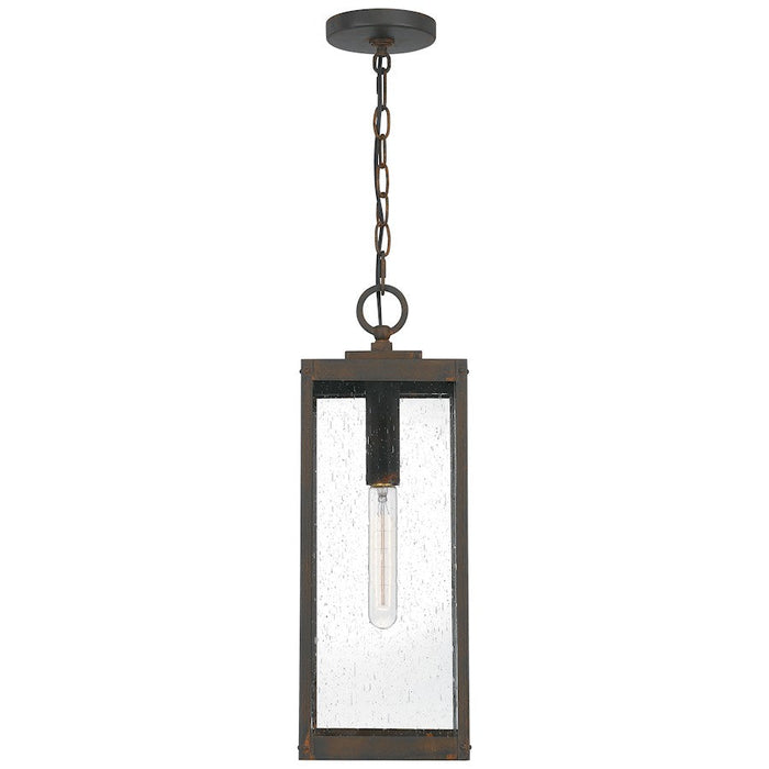 Quoizel Westover 1 Light Mini Pendant, Clear Seeded