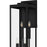 Quoizel Westover 4 Light Outdoor Lantern, Earth Black/Clear Beveled