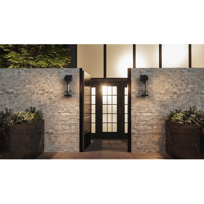 Quoizel Wynn 1 Light Outdoor Wall Lantern, Earth Black