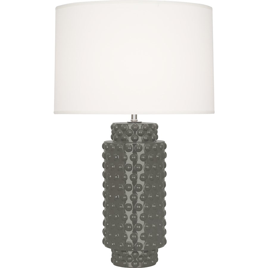 OPEN BOX ITEM: Robert Abbey Dolly 1-Lt Table Lamp, Ash Glazed Ceramic - ROCR800