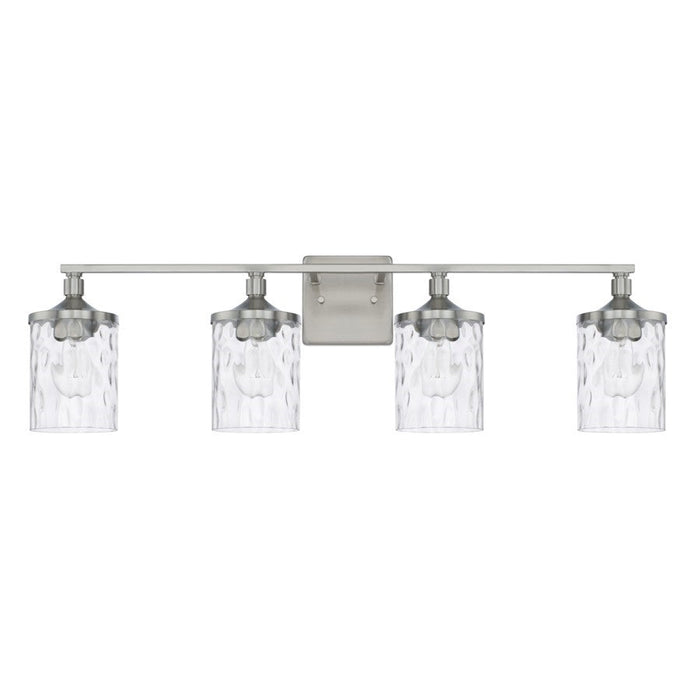 OPEN BOX ITEM: HomePlace by Capital Colton 4 Light Vanity, Nickel - 128841BN-451