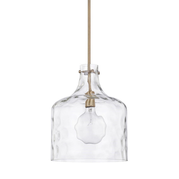 OPEN BOX ITEM: HomePlace by Capital Lighting 1 Light Pendant, Brass - 325717AD