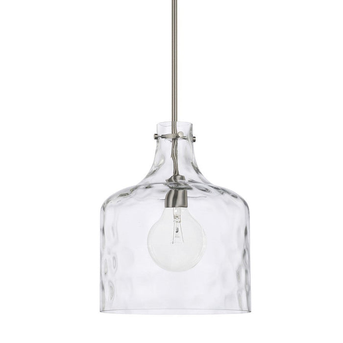 OPEN BOX ITEM: HomePlace by Capital Lighting 1-Lt Pendant, Nickel - 325717BN