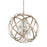 OPEN BOX ITEM: Capital Lighting Axis 4 Lt Pendant w/Crystals, Gold - 4234WG-CR