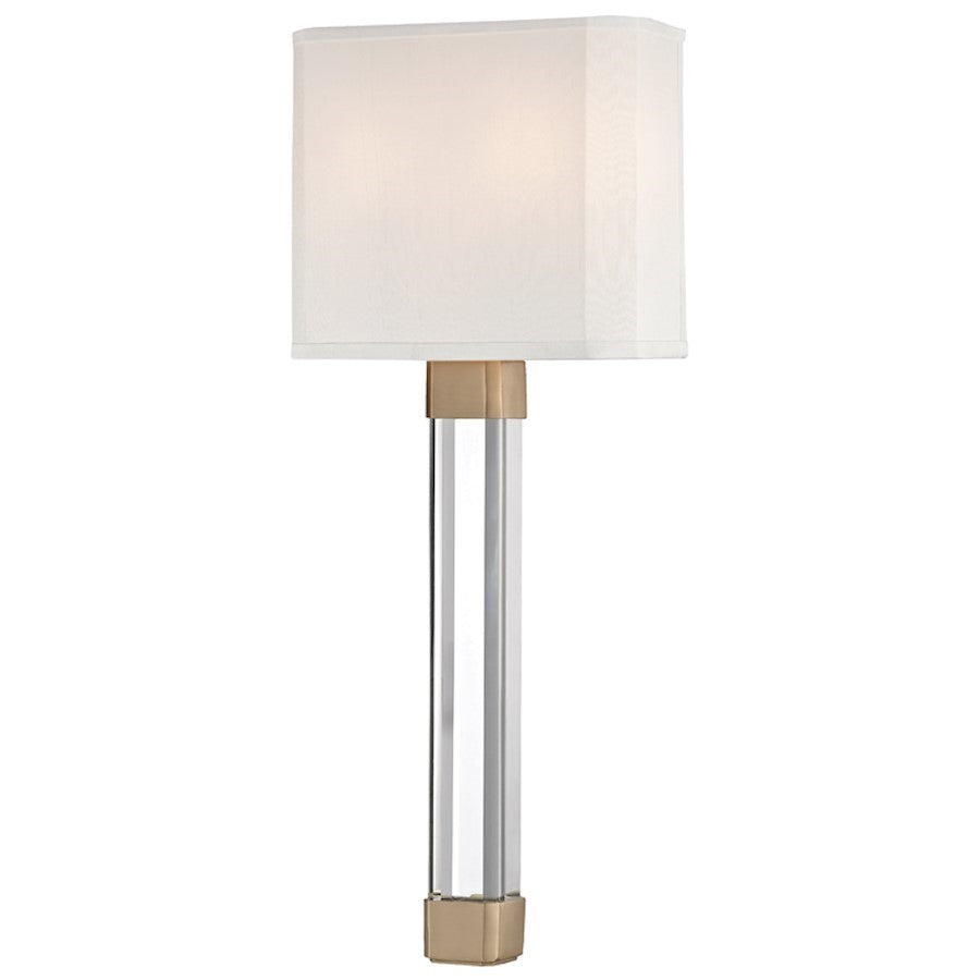 OPEN BOX ITEM: Hudson Valley Larissa 2 Light Wall Sconce, Aged Brass - 1461-AGB