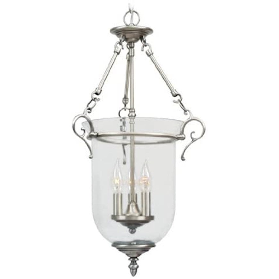 OPEN BOX ITEM: Livex Lighting Legacy Chain Hang in Brushed Nickel - 5022-91