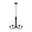 Sea Gull Lighting Seville 5 LT Chandelier, Bronze/Etched/White - 3120205EN3-710