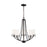 Sea Gull Robie 5 Light Chandelier, Burnt Sienna/Etched/White - 3121605-710