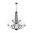 Sea Gull Robie 9 Light Chandelier, Midnight Black/Etched/White - 3121609-112