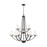 Sea Gull Robie 9 Light Chandelier, Burnt Sienna/Etched/White - 3121609-710