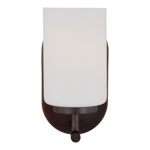 Sea Gull Oslo 1 Light Wall/Bath Sconce, Burnt Sienna/Cased - 41160-710