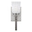 Sea Gull Kemal 1 Light Wall/Bath Sconce, Brushed Nickel/White - 4130701-962