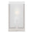 Sea Gull Syll 1 Light Wall/Bath Sconce, Chrome/Clear Satin - 4130801-05