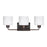 Sea Gull Lighting Canfield 3 Light Wall/Bath, Sienna/Etched/White - 4428803-710