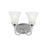 Sea Gull Lighting Holman 2 Light Bath Vanity, Chrome/Satin Etched - 44806-05